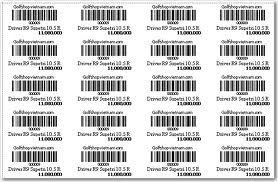 Barcode label
