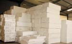 Styrofoam block