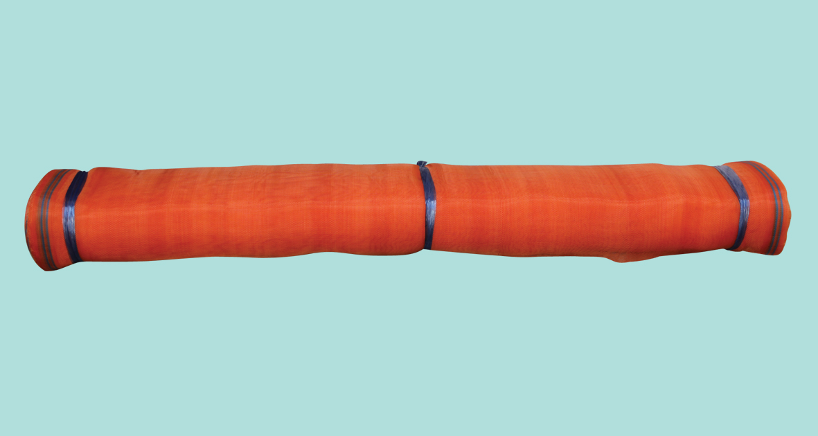 Orange insect net