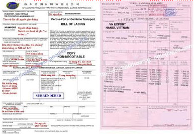 Import and export entrustment