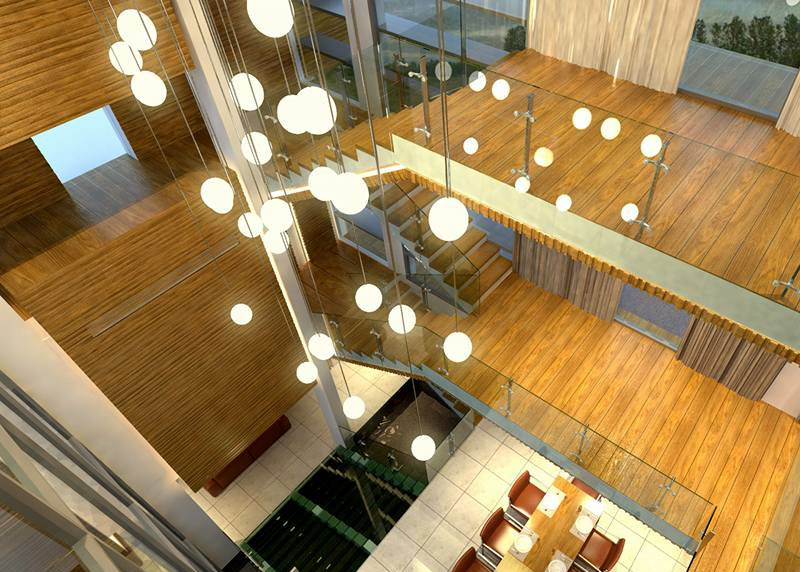 Glass Banister