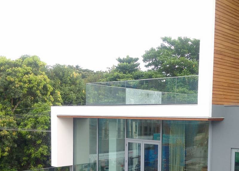 Glass Banister