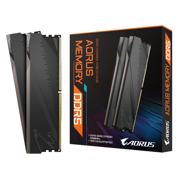 Aorus DDR5 32GB (2x16GB) 5200MHz desktop memory