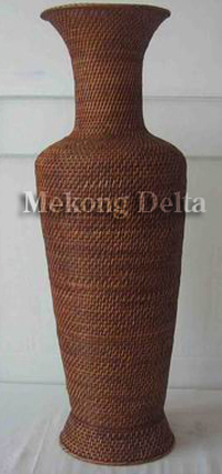 Flower Pot Bamboo & Rattan