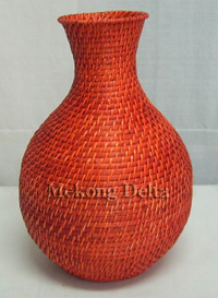 Flower Pot Bamboo & Rattan
