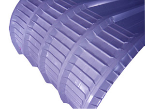 Arched corrugated iron