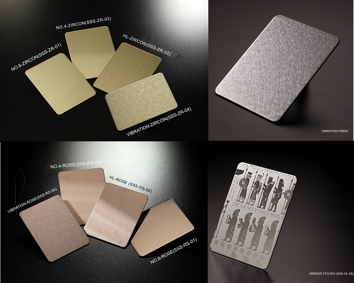 Decor stainless steel sheets