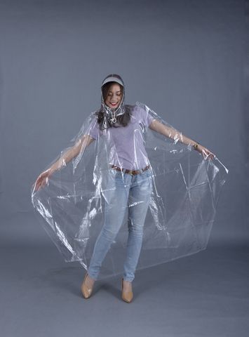 Batwing raincoat