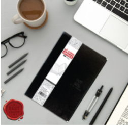Leather notebook