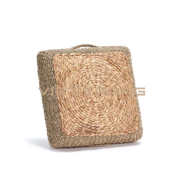 Mini-size square pouf