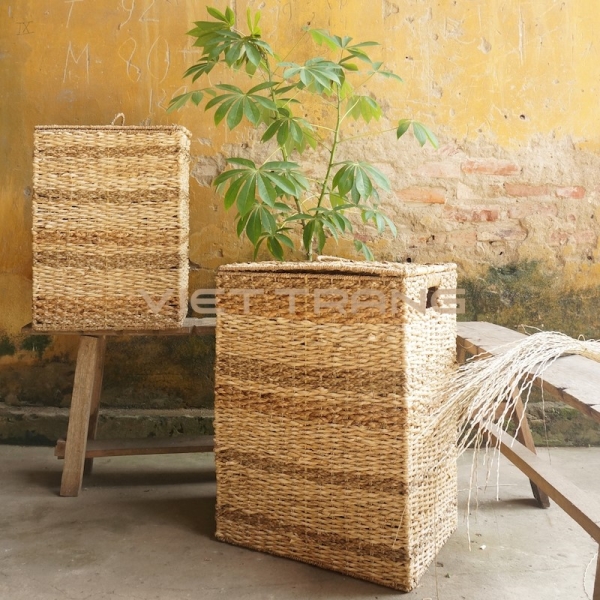 Seagrass storage basket