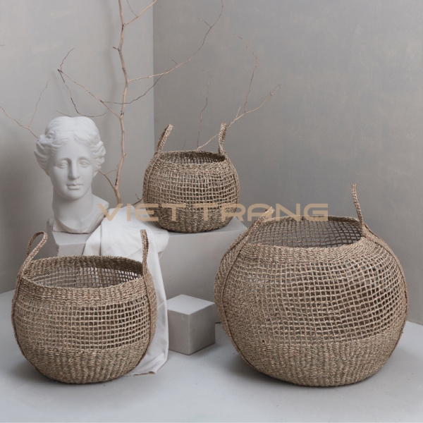 Natural garden basket