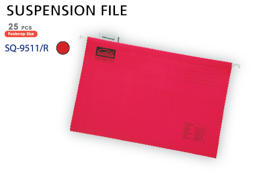 Red suspension file SQ-9511-R