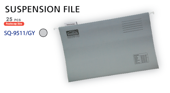 Gray suspension file SQ-9511-GY