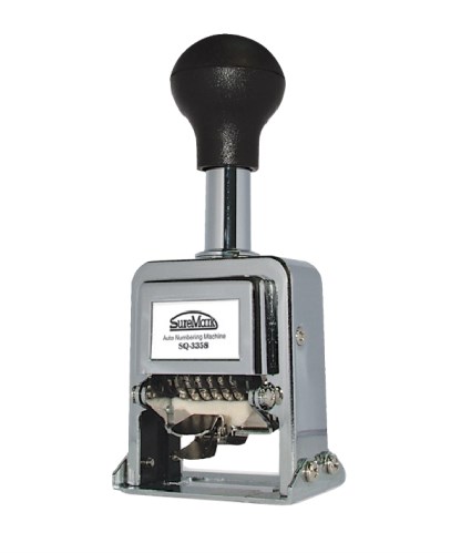 Auto number stamp