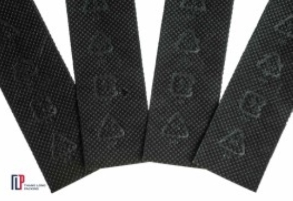 Woven black PP bag