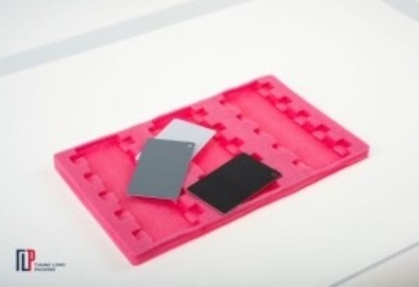 Shaped PE foam - dark pink