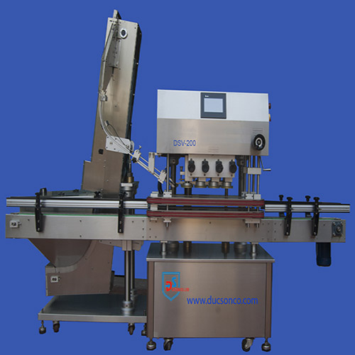 Bottle screw capping machine