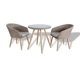 Poly rattan coffee set