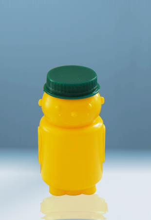 Shaped plastic bottle