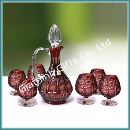 Crystal tea sets