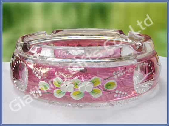 Crystal ashtray
