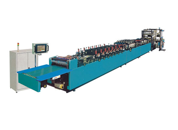 Plastic bag gravure printing machine