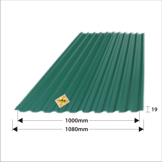 11-wave Vitek roofing sheet