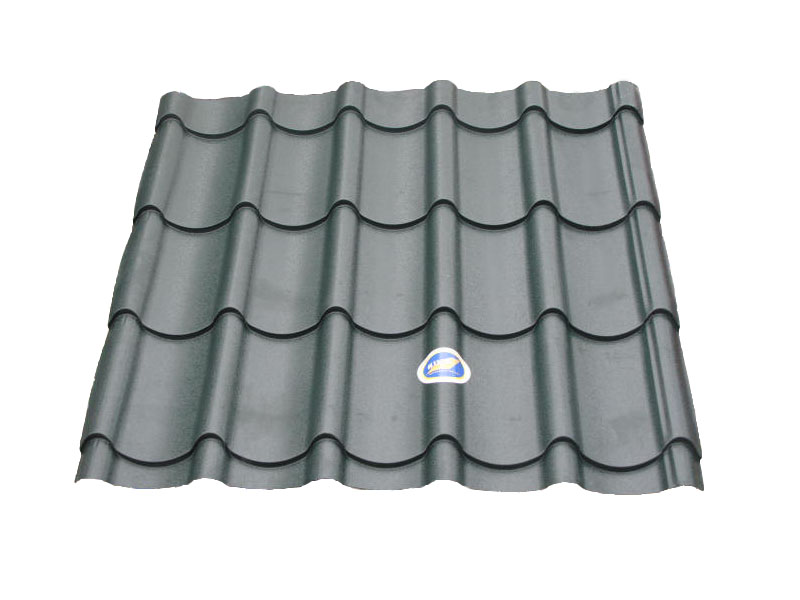 Black tile roofing sheet