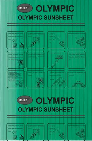Green Olympic smart roofing sheet