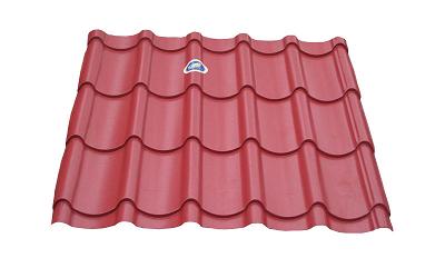 Red tile roofing sheet