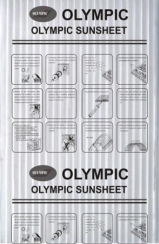 White Olympic smart roofing sheet