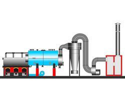 Charcoal boiler