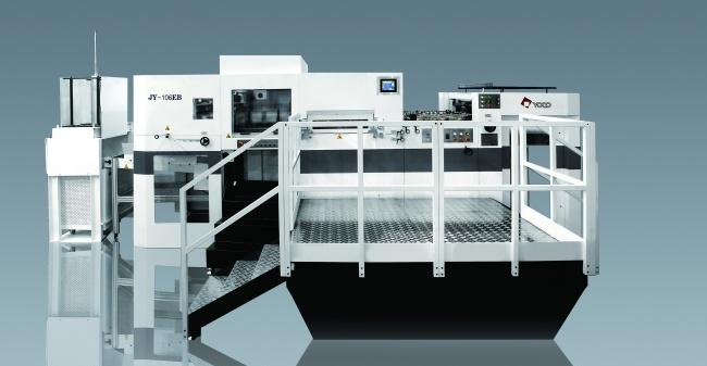 Automatic die-cutting machine with label punching function