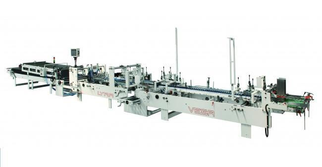 Automatic box gluing machine