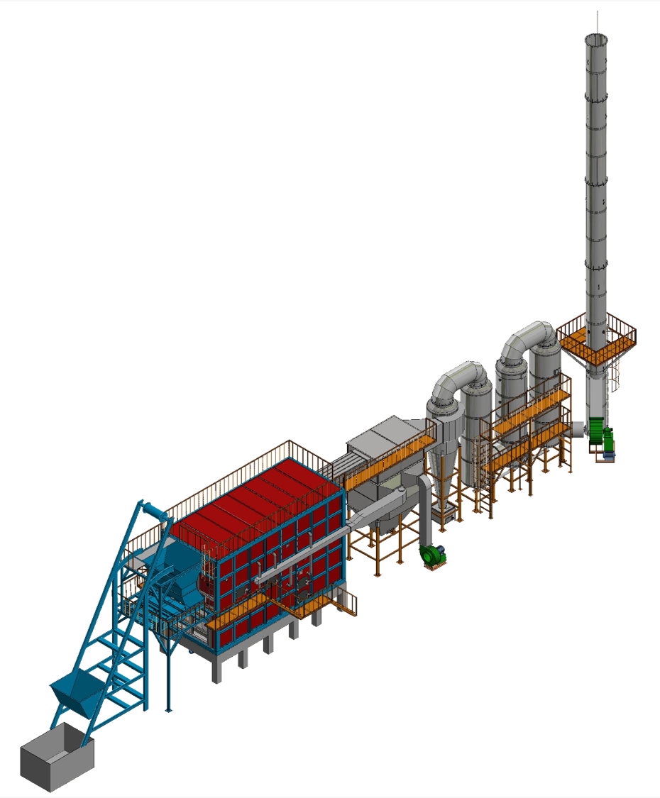 Hazardous waste incinerator