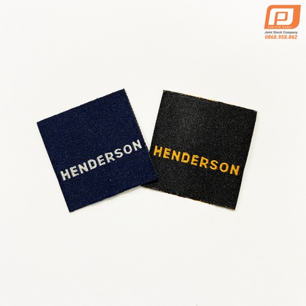 Small Henderson woven label