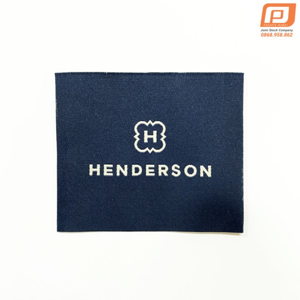 Large Henderson woven label