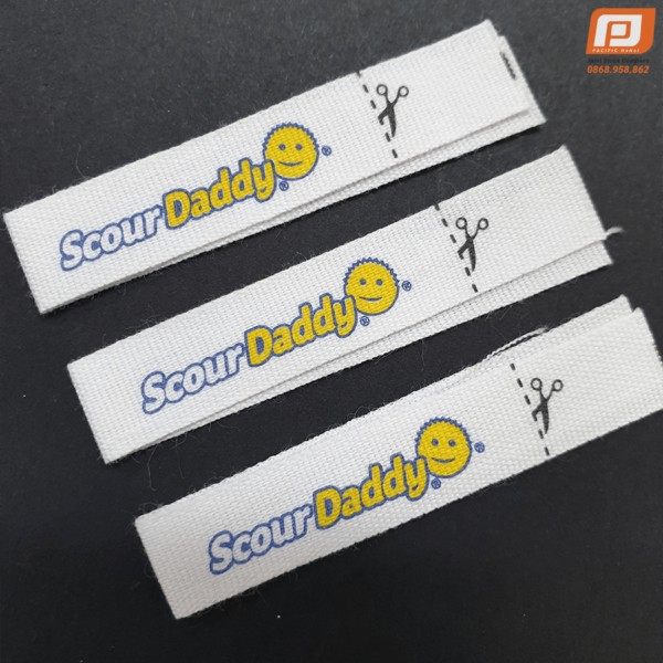 Scour Daddy Logo printed label