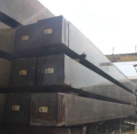 Precast square concrete piles
