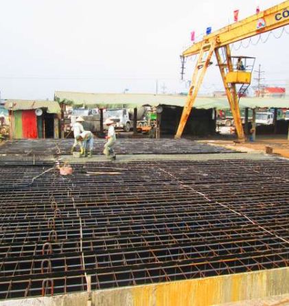 Precast square concrete piles