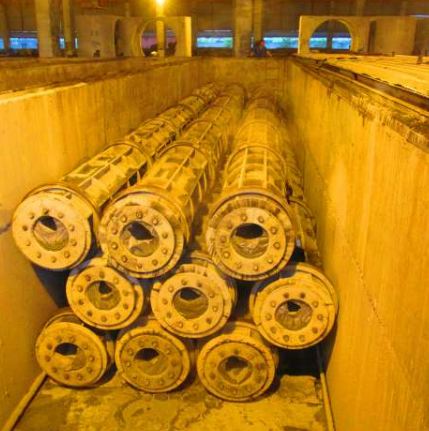 Prestressed concrete circular piles