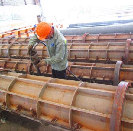Prestressed concrete circular piles