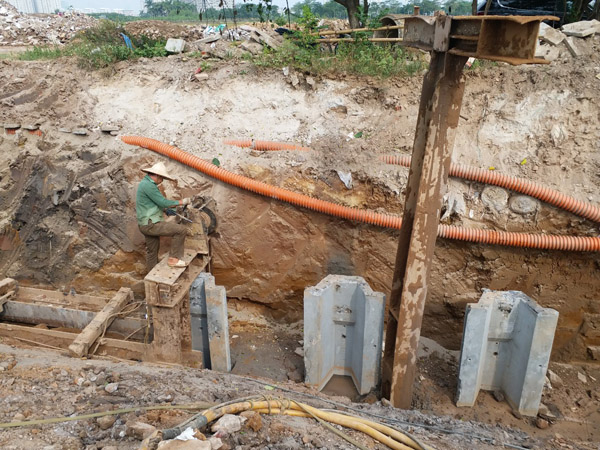 Prestressed concrete sheet piles