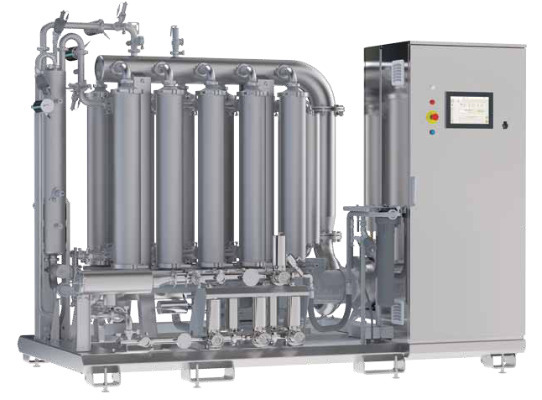 Beer and soft drink filtration equipment using membrane filtration technology