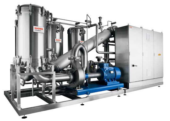 Beer recovery equipment from bottom yeast - Ceramic membrane filtration technology