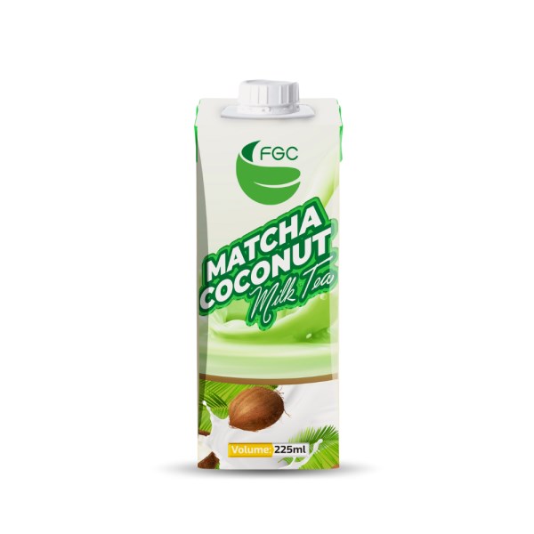 Matcha coconut milk tea
