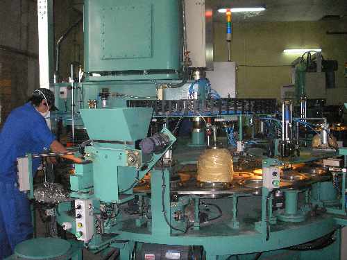 Bakelite-bonded grinding stone production line
