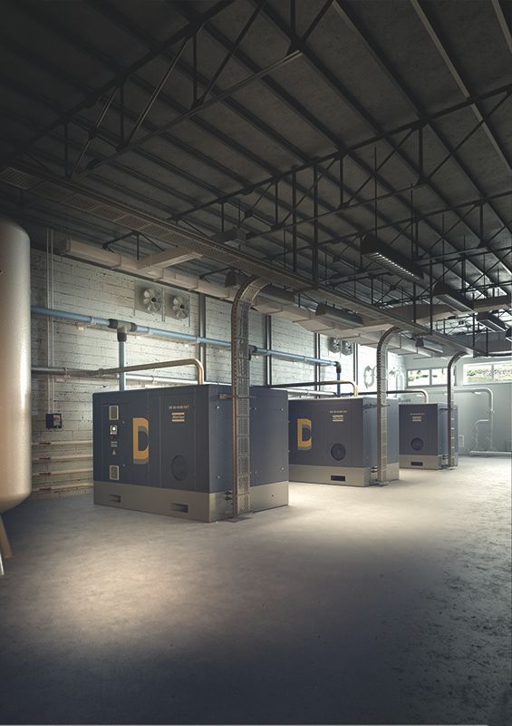 Oil free air compressor