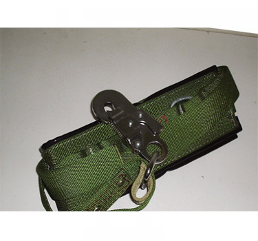 Double-locking safety belt